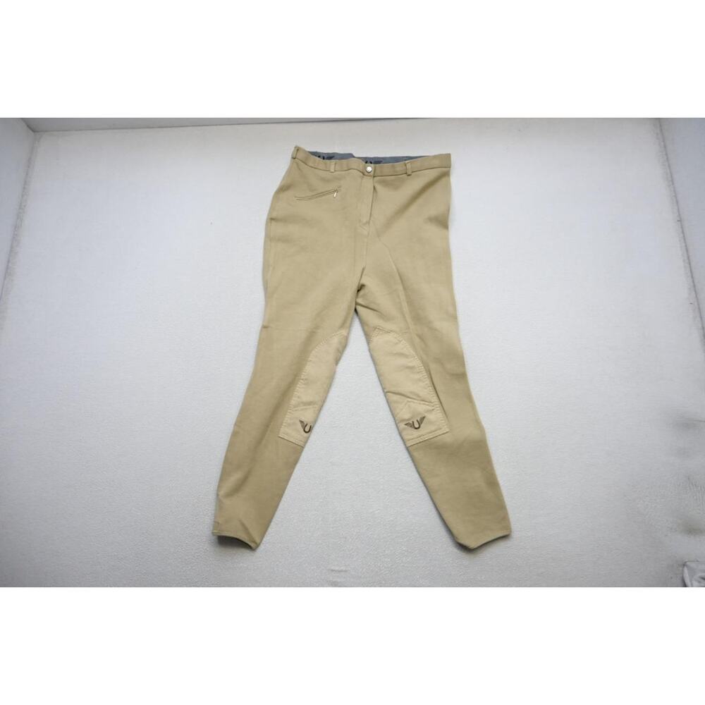 Tuff Rider Equestrian Horse‎ Riding Fitted Breeches Pants Womens Size 38